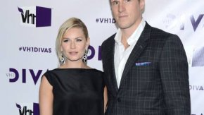 Elisha Cuthbert and Dion Phaneuf (Getty Images)
