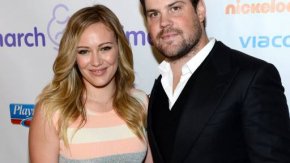 Hilary Duff and Mike Comrie. (Getty Images)
