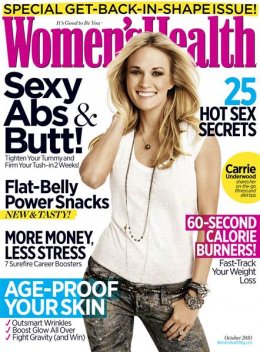 Carrie Underwood Women's Health cover