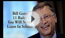 Bill Gates 11 Rules for Success